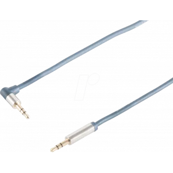 shiverpeaks sp-PROFESSIONAL Audio kabelis 3 m 2 x 3,5 mm zils - hroms (SP30823)