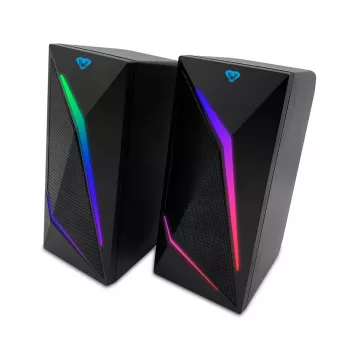 Media-tech MT3172 Black 2.0 spēļu skaļruņi ar Bluetooth un RGB