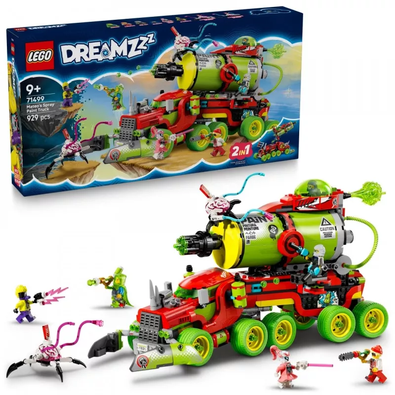 LEGO DREAMZZZ 71499 Mateo krāsu smidzināšanas kravas automašīna