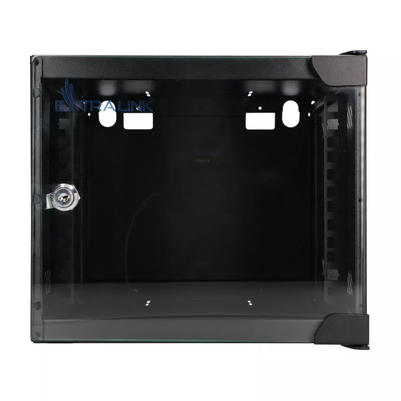 EXTRALINK LITE 4U 10 inch 280X310 mm sienas skapis melns