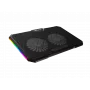 FURY GUNBAI G3 Laptop Dzesēšanas Paliktnis 14.1–17.3 ar 2 Ventilatoriem, RGB Apgaismojumu, 2× USB