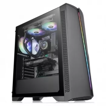 PC korpuss Thermaltake H350 TG RGB Midi Tower Melns