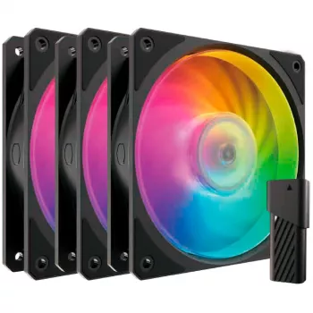 Ventilatoru komplekts 3 gab. COOLER MASTER Mobius 120P ARGB