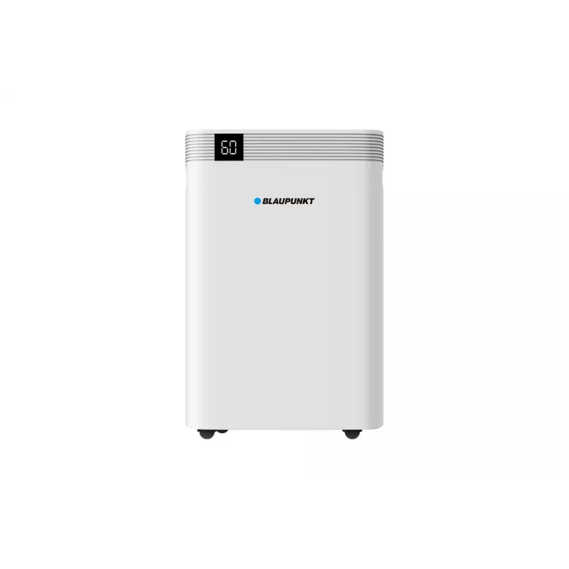 Gaisa sausinātājs BLAUPUNKT ADH601 — 2,5 L tvertne, 16 l/diennaktī, 245 W, 48 dB, Wi‑Fi, 20–40 m², balts