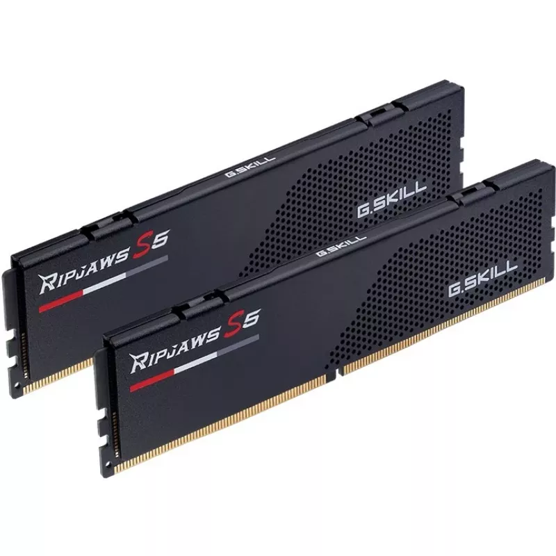 G.Skill Ripjaws S5 64 GB (2x 32 GB) DDR5-5600 Dual-Kit, atmiņa, melna, F5-5600J3636D32GX2-RS5K, Intel XMP