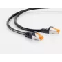 Tīkla kabelis ShiverPeaks S/CONN 08-26505 Melns 50m Cat6a S/FTP