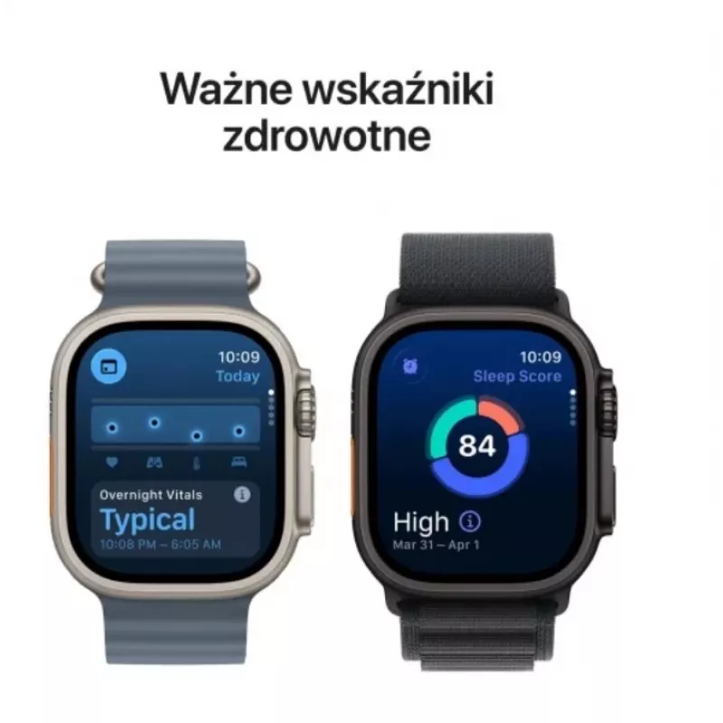 Viedpulkstenis Apple Watch Ultra 3 GPS + Cellular 49mm Melns Titāna Korpuss ar Melnu Alpine Clip Lielu