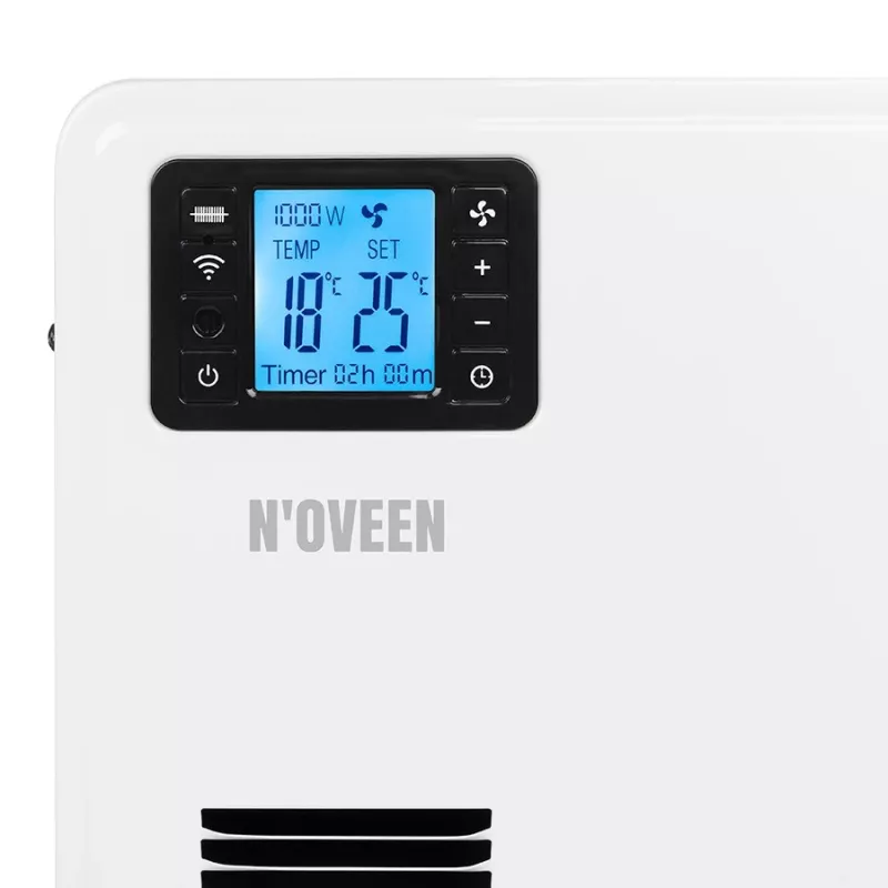 Konvektors NOVEEN NOVEENCH9099, 2300 W, 3 jaudas līmeņi, Tuya WiFi viedā vadība, LCD, taimeris, grīdas novietojums