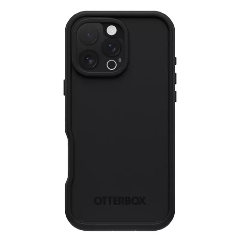 OtterBox FRE ūdensnecaurlaidīgs maciņš iPhone 16 Pro Max — saderīgs ar MagSafe, melns