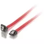 Equip SATA II kabelis, leņķa, 0,5 m, sarkans