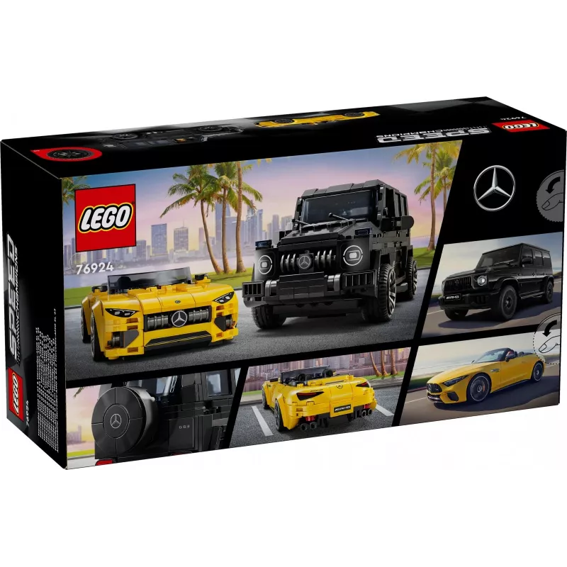 LEGO Speed Champions Mercedes-AMG G 63 & Mercedes-AMG SL 63 76924, Daudzkrāsains