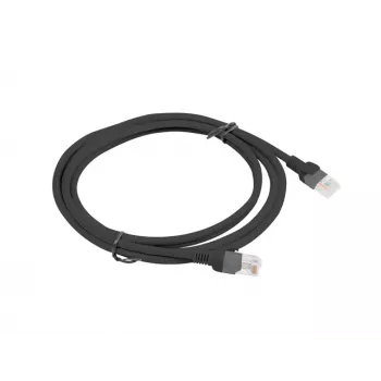 Tīkla kabelis LANBERG PCU5-10CC-0200-BK RJ-45 Cat5e U/UTP 2 m Melns