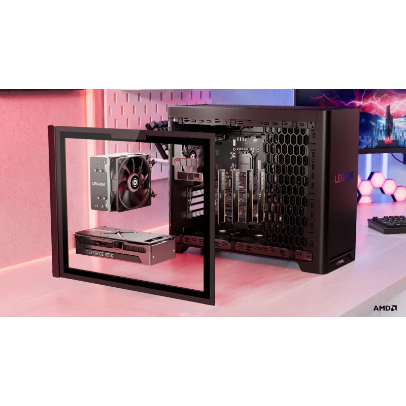 Lenovo Legion T5 30AGB10 galddators (AMD Ryzen 7 7700X, 32 GB DDR5, 512 GB SSD, NVIDIA GeForce RTX 5070, Windows 11 Pro)