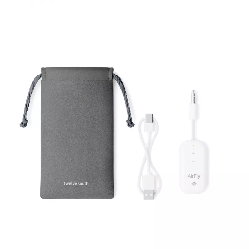 Twelve South AirFly Pro 2 Bluetooth skaņas adapteris, balts