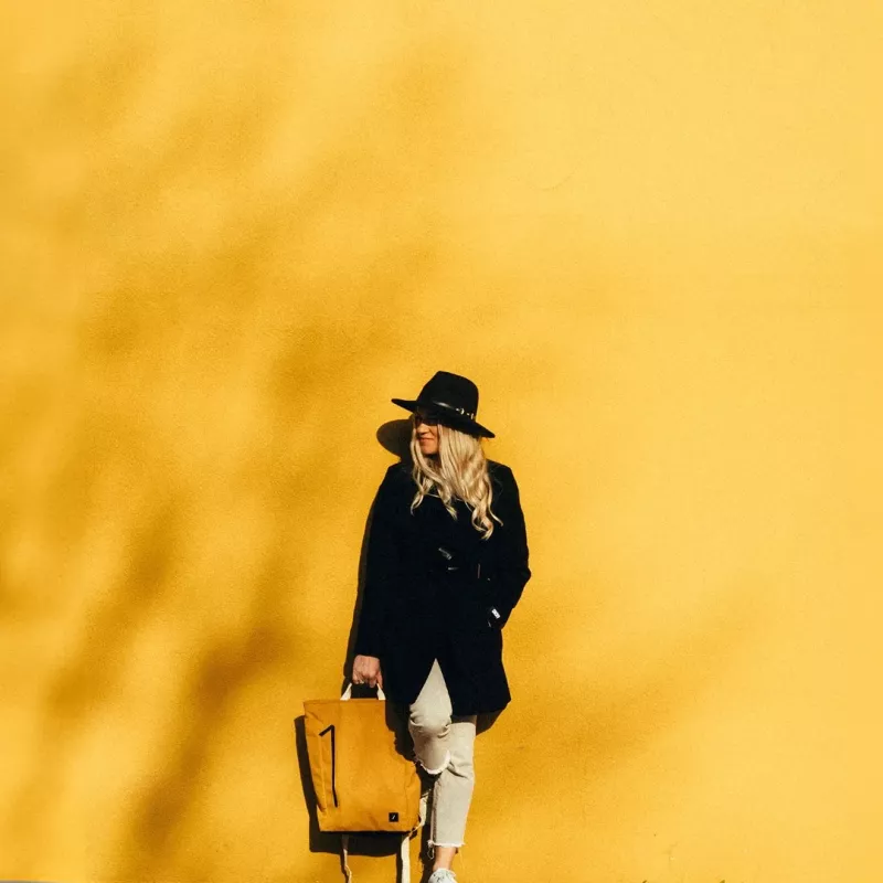 Ikdienas mugursoma Native Union W.F.A Backpack Yellow 100% pārstrādāts PET