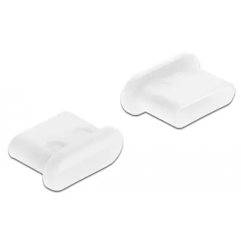 Putekļu aizsargvāciņš USB Type-C ligzdai DeLOCK 64095 10 gab. balts