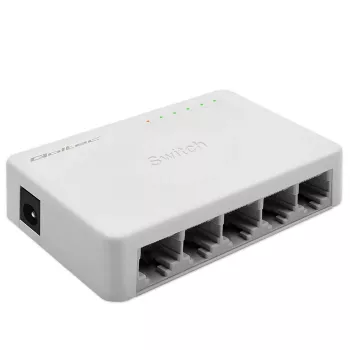 Tīkla slēdzis QOLTEC 52247 5 x RJ45 porti 1000Mbps Gigabit nekonfigurējams