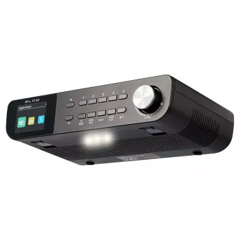 Virtuves portatīvais FM/DAB+ radio BLOW RK1 — kompakts melns