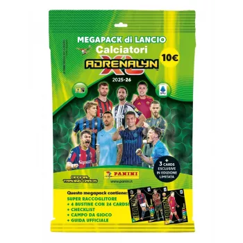 Kolekcionējamo kāršu starta komplekts PANINI Itālijas Līga 2025 Mega Starter Set