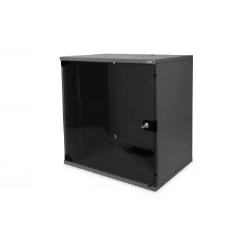 DIGITUS Professional - Sienas korpuss - SOHO, nemontēts - 540x400 mm (p x d) - piemērots sienas montāžai - Melns, RAL 9005 - 12U - 48,3 cm (19 inch) (DN-19 12-U-S-SW)