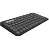 Logitech Pebble Keys 2 K380s - Bezvadu tastatūra - Bluetooth LE - QWERTZ - Vācu - Tonal Graphite (920-011795)