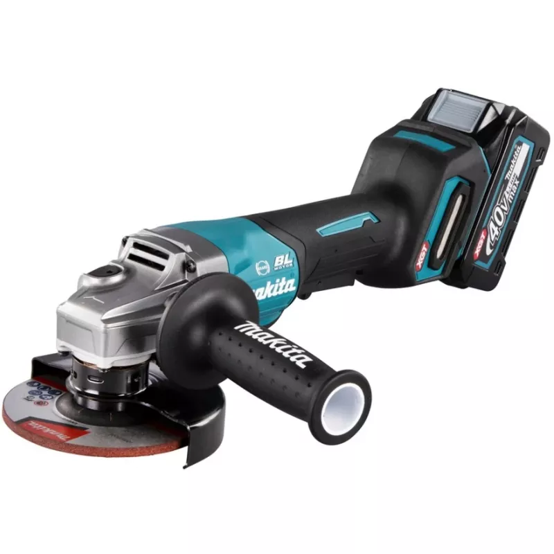 Makita GA013GM201 - Leņķa slīpmašīna - Bezvadu - 125 mm - 2 Akumulatori, Lādētājs Iekļauts - 40 V (GA013GM201)