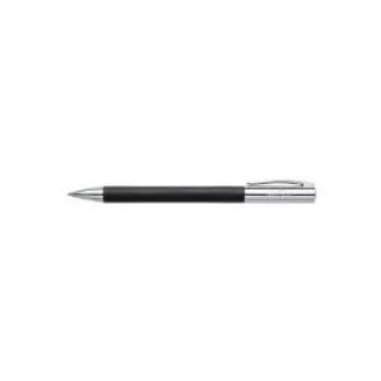 Faber-Castell Ambition Black lodīšu pildspalva – sveķu korpuss, melna tinte