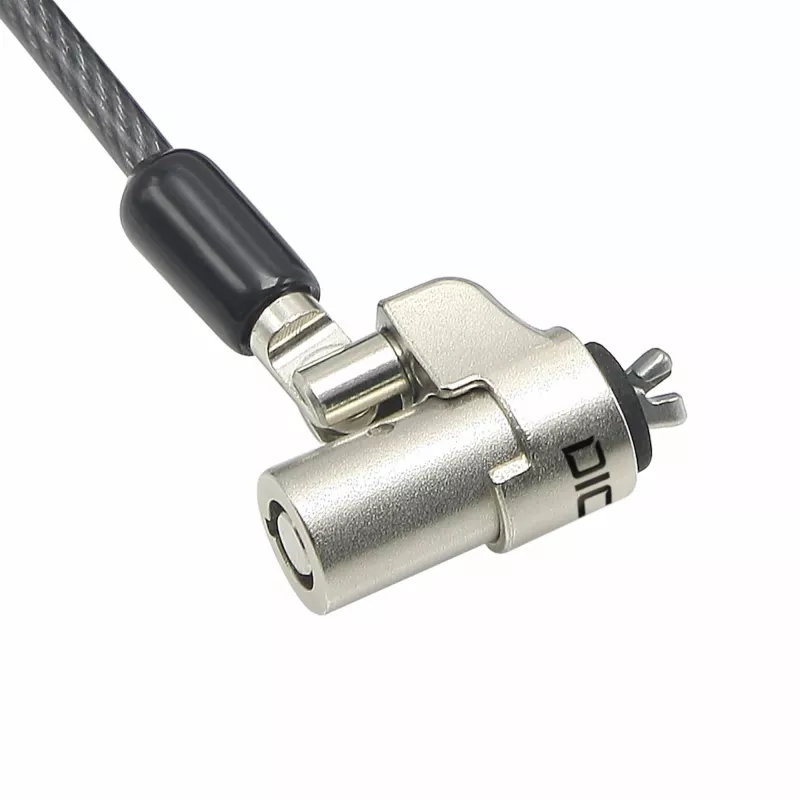 Slēdzene ar trosi DICOTA D31540 Melna 2 m