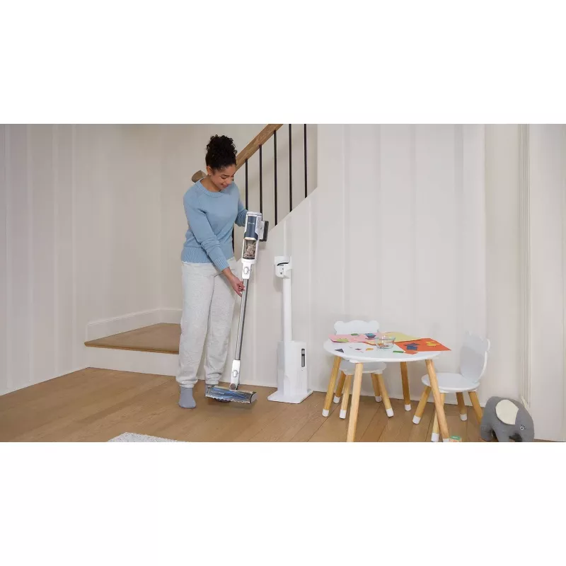 Sharkclean BU3521EU 2-in-1 putekļsūcējs / elektriskā slota, bezvadu, bezmaiss, 21.6 W, zils/balts