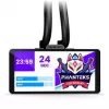 Phanteks Glacier One 360M25 LCD šķidruma dzesēšanas sistēma, 6 collu displejs - 360 mm, melna