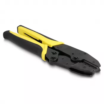 DeLOCK 90546 gofrēšanas knaibles kabeļu gofrēšanai, melnas/dzeltenas, 60 mm x 218 mm x 17 mm