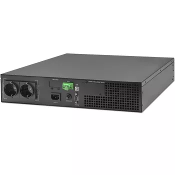 Qoltec 52285 nepārtrauktās barošanas avots (UPS) Double-conversion (Online) 1 kVA 1000 W 2 AC kontaktligzdas