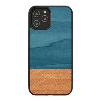 Telefona maciņš man and wood iPhone 12 Pro Max džinsa melns