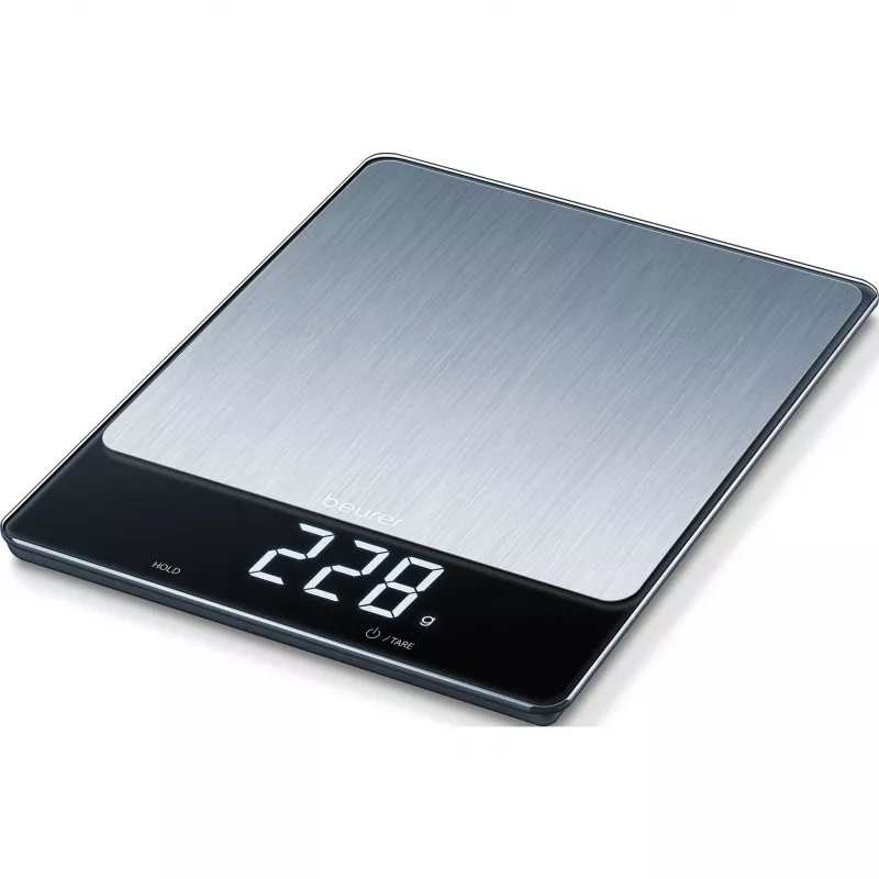 Virtuves svari Beurer KS 34 XL nerūsējošais tērauds, 5 kg, 1 g precizitāte