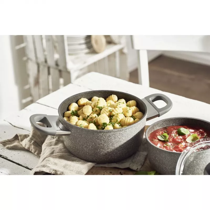 Indukcijas granīta katls ar vāku Ballarini Murano - 4.8 l