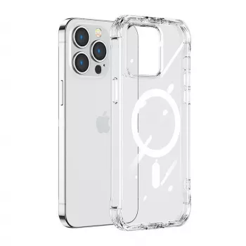 Caurspīdīgs magnētiskais vāciņš Joyroom JR-14H6 iPhone 14 Pro, magnētiska aizdare, caurspīdīga aizsargčaula