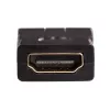 Akyga AK-AD-40 HDMI (M) uz HDMI (F) 180° pagriežams leņķa adapteris, melns