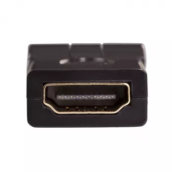 Akyga AK-AD-40 HDMI (M) uz HDMI (F) 180° pagriežams leņķa adapteris, melns