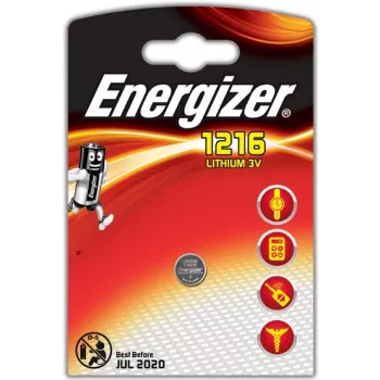 Energizer CR1216 litija baterija (1 gab.) E300163400