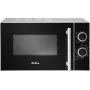 Amica AMGF20M1GS mikroviļņu krāsns ar grilu, 20 L, 700 W, melna/sudraba