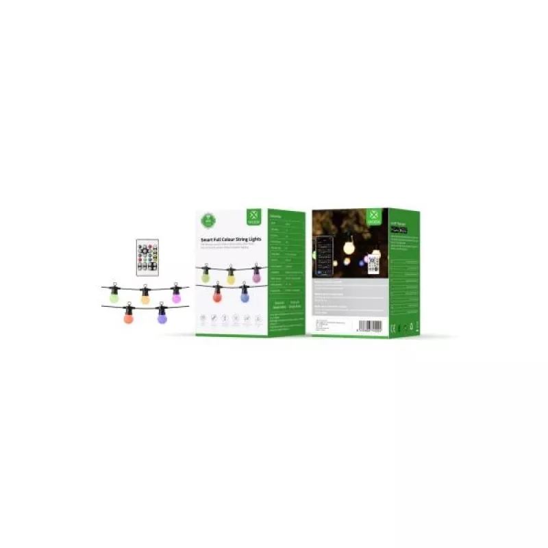 WOOX R5195 Viedā dekoratīvā virtene 9m RGB+CCT, Google Assistant & Amazon Alexa, IP65
