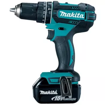 Makita DHP482RFE, Urbšanas-skrūvgriezis, Melns, Zils, 1,3 cm, 1900 RPM, 3,8 cm, 1,3 cm