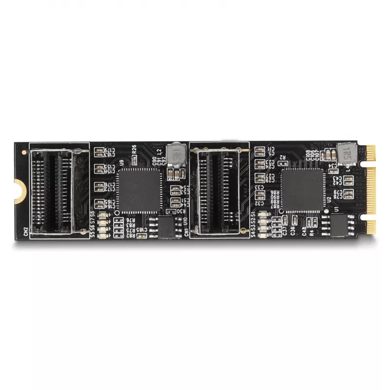 DeLOCK Pārveidotājs M.2 2280 Key B+M vīriešu uz 8 x SATA