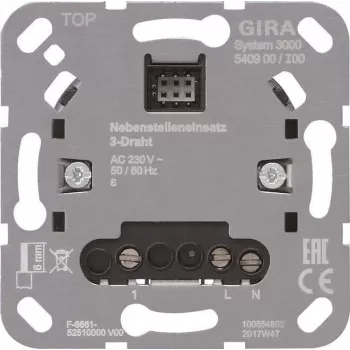 GIRA 540900 S3000 blakusierīces modulis 3-vadu