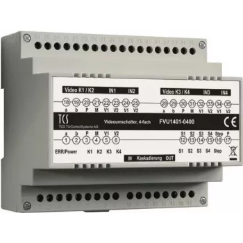 Videosignālu pārslēdzējs FVU1401-0400 4-ceļu (FVU1401-0400)