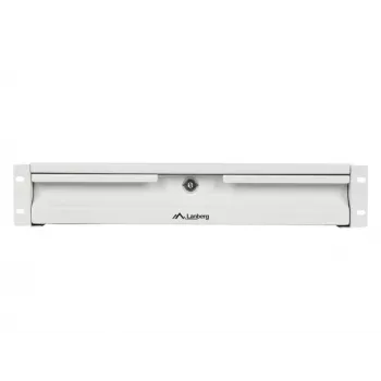 LANBERG 19 inch 2U 360mm PELEKĀ ATVĒRTA ATVILKNE (2U/483x360mm, Kravnesība līdz 90kg, 4-punktu stiprinājums)