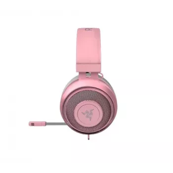 Vadu austiņas Razer RZ04-04730200-R3M1 — pilna izmēra, 1.3 m kabelis, 353 g, rozā