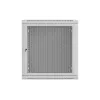 Sienas stiprinājuma servera skapis 19 inch 12U 600x600 mm pelēks Lanberg WF01