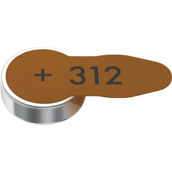 Vienreizējās lietošanas baterija Varta 312 PR41 Cinka-gaiss 3.45mm 7.8mm 0.5g