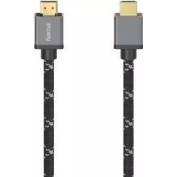 Hama 00205239 HDMI kabelis 2 m HDMI A tipa (Standarta) Melns, Pelēks